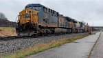 CSX 592 leads C670.